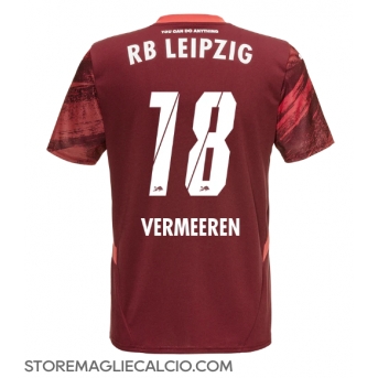 RB Leipzig Arthur Vermeeren #18 Maglia Gara Trasferta Repliche 2024-25